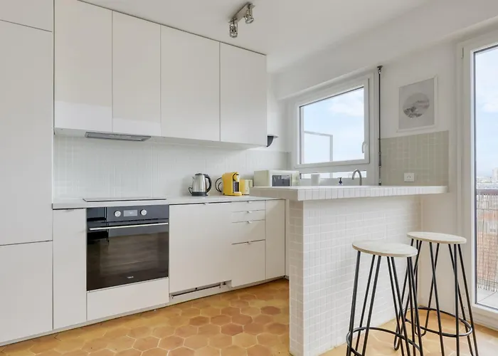 Le Dormoy - Balcon Et Vue Panoramique Sur Les Toits De Appartement Paris