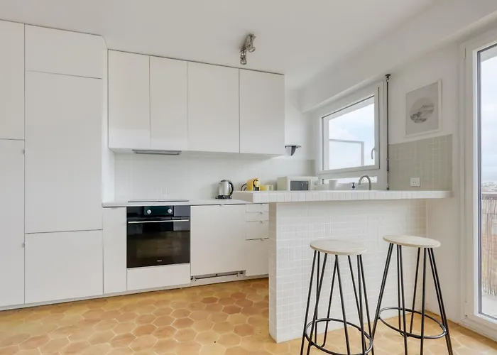 Le Dormoy - Balcon Et Vue Panoramique Sur Les Toits De Paris